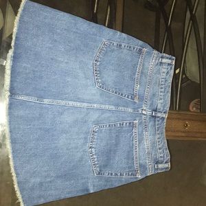 This is an A symmetrical skirt that was worn once.